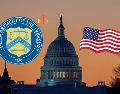 Vista del Capitolio de Estados Unidos; el Departamento del Tesoro anunció sanciones financieras por presuntos vínculos con el Cártel del Noroeste. EFE / ARCHIVO