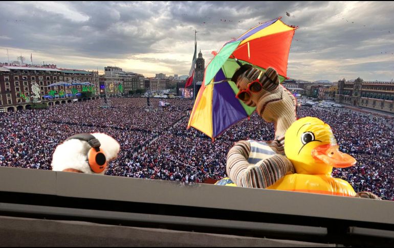 Las y los niños presentes el 30 de abril en la CDMX podrán ver a 31 minutos en el Zócalo. SUN / ARCHIVO