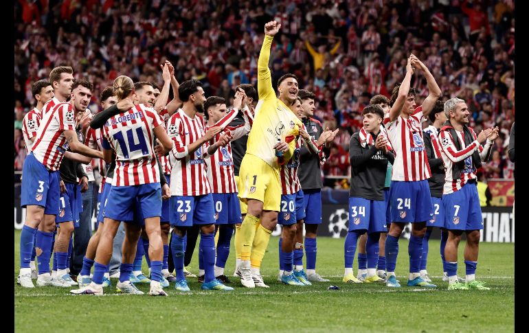 De nueva cuenta, los colchoneros superaron en una eliminatoria esta temporada a los blaugranas. EFE/ S. Perez.