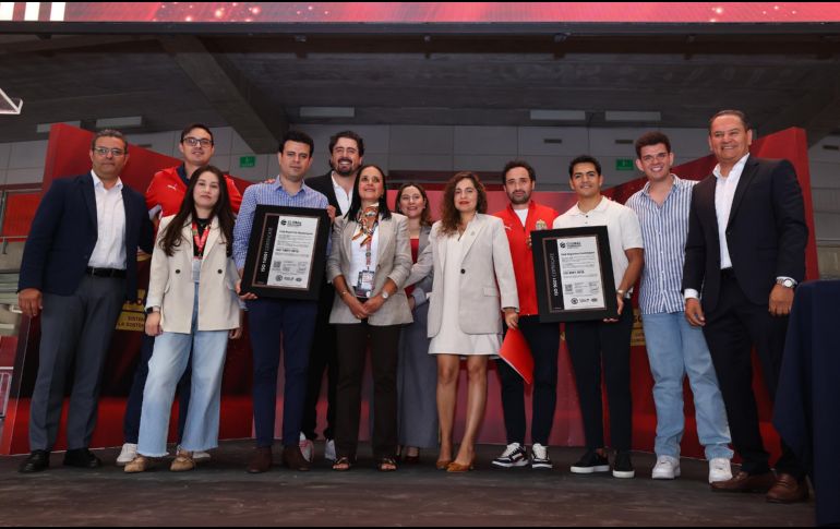 La institución rojiblanca obtuvo las certificaciones ISO 9001, ISO 14001, ISO 45001 e ISO 20121. CORTESÍA.