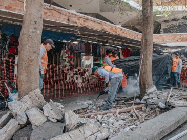 Estas acciones se llevaron a cabo en la plazoleta del mercado, así como en vialidades aledañas. CORTESÍA