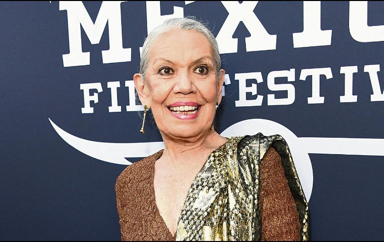 Luisa Huertas participó en la inauguración del Festival de Cine Hola México, en Hollywood, California, en 2025. AFP