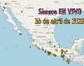 EN VIVO | Sismos en México | Jueves 16 de abril. ESPECIAL / SSN