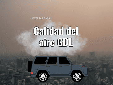 Este jueves 16 de abril se registra mala calidad de aire en Santa Fe con 88 puntos IMECA. EL INFORMADOR / ARCHIVO