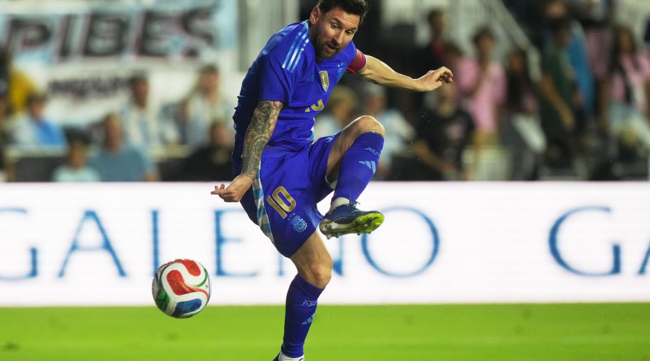 Messi no jugó con Argentina el partido amistoso ante Venezuela en octubre pasado en el Hard Rock Stadium, en Miami, que fue organizado por la empresa demandante. AP / ARCHIVO