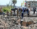 Familias desplazadas comenzaron a trasladarse hacia el sur de Líbano y los suburbios del sur de Beirut o bien arrancó la tregua. EFE/STRINGER
