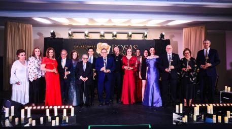 La Fundación Jaime Enrique Michel Velasco entregó los Galardones Rosas de Oro a distintas personalidades de Jalisco. EL INFORMADOR/ J. ACOSTA.