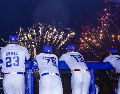 Pirotecnia ilumina el estadio Panamericano en el inicio de la temporada 2026 de la Liga Mexicana de Beisbol. CORTESÍA/Charros de Jalisco