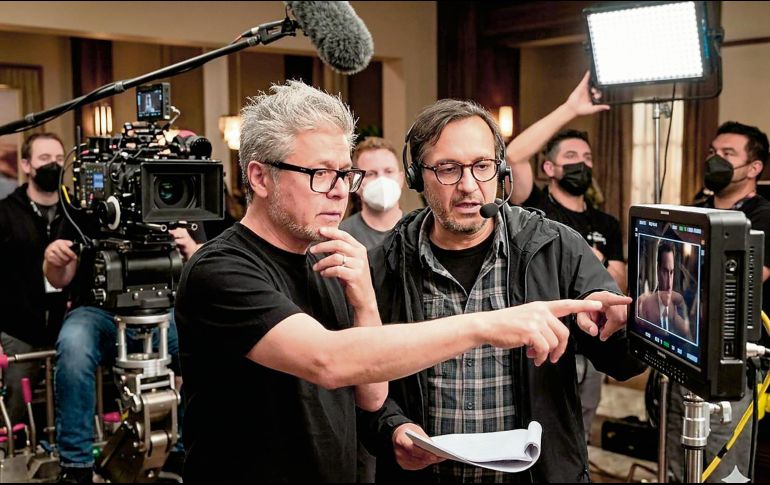 Carlos Bátiz y Carlos Carrera, directores del documental “Azul Oscuro, Azul Celeste”. ESPECIAL