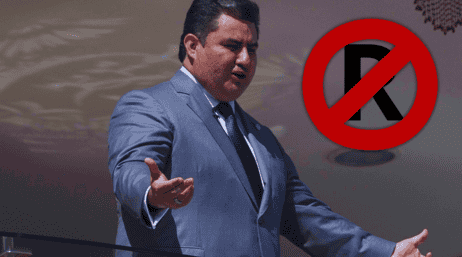 Naasón Joaquín García cumple una condena de 16 años y ocho meses de prisión en California por abuso sexual de menores. SUN / ARCHIVO