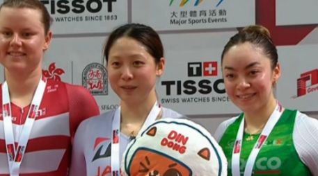 Esta es la primera medalla para México en el Mundial de Ciclismo en Hong Kong. X / @conadeoficial