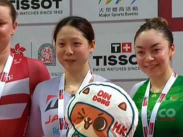 Esta es la primera medalla para México en el Mundial de Ciclismo en Hong Kong. X / @conadeoficial