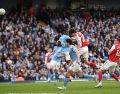 Fotografía del partido de la Premier League inglesa entre el Manchester City y el Arsenal FC. EFE/EPA/P. Powell