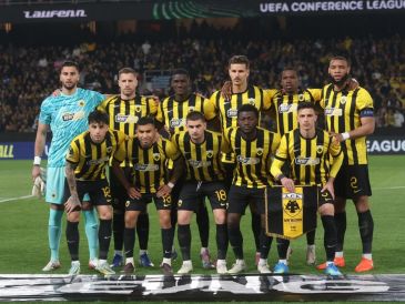 Pineda comenzó a inclinar la balanza a favor del conjunto ateniense, convirtiéndose en el motor ofensivo que su equipo necesitaba. EFE/EPA/G. Panagopoulou