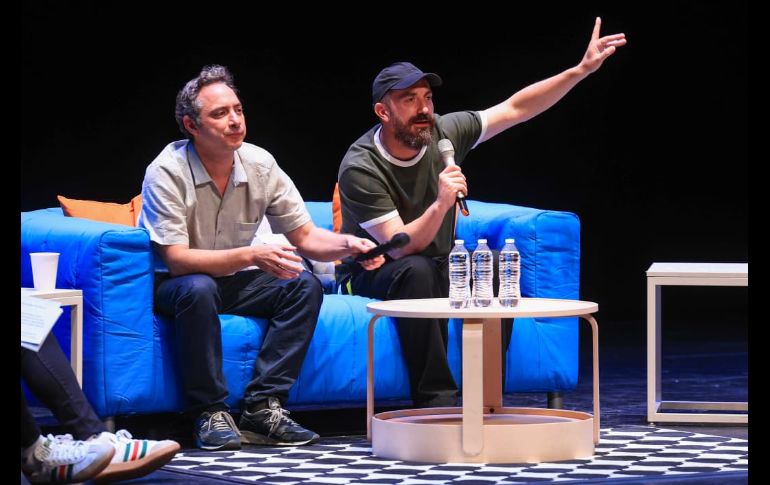 este domingo 19 de abril se llevó a cabo la Master Class “La internacionalización del cine chileno: La historia de Fábula”, liderada por el aclamado director Pablo Larraín y el productor Juan de Dios Larraín, fundadores de la casa productora chilena Fábula. EL INFORMADOR / J. Acosta