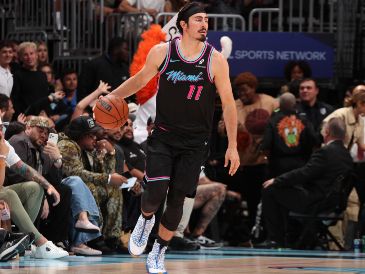 En su tercera campaña, Jáquez tuvo un rol relevante en los planes de Erik Spoelstra. AFP/ ARCHIVO.