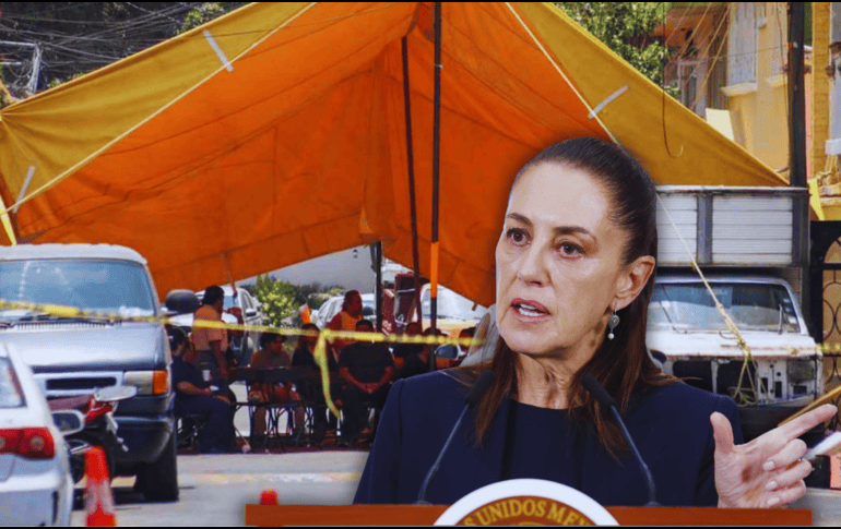 Claudia Sheinbaum Pardo lamentó el feminicidio de la joven Edith Guadalupe, la semana pasada en la Ciudad de México. EFE / S. Gutiérrrez / SUN / ARCHIVO