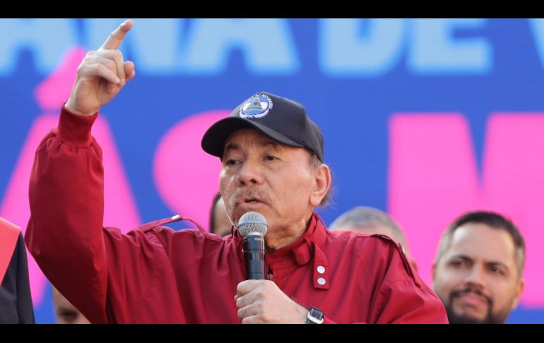 Aunque Daniel Ortega no mencionó directamente a Trump, las referencias fueron más que notorias. EFE/ARCHIVO