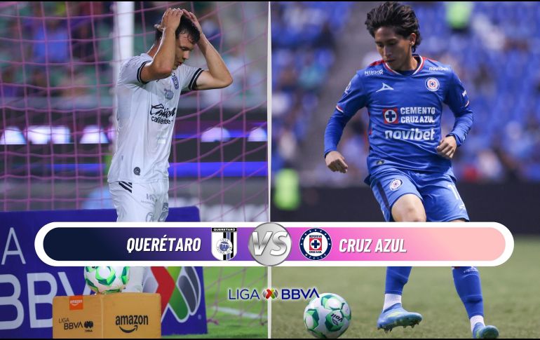 Cruz Azul buscará reencontrarse con la victoria en su visita al Estadio Corregidora ante un Querétaro que mantiene la esperanza de clasificar. ESPECIAL / IMAGO7 y CANVA