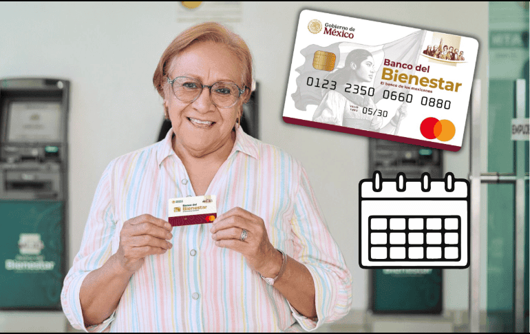 El calendario tentativo de pagos de la Pensión Bienestar para el mes de mayo se distribuye de la siguiente manera, sujeto a la confirmación de las autoridades. ESPECIAL/Banco del Bienestar