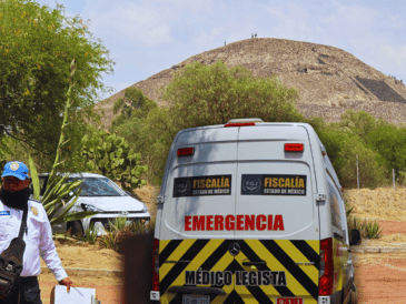 En la zona arqueológica de Teotihuacán se registró un atentado ayer lunes que dejó como saldo dos personas fallecidas y varias heridas. EFE / M. Hartz