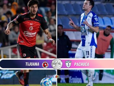 Pachuca visita a Tijuana en el Estadio Caliente con el objetivo de asegurar su pase directo a la Liguilla del Clausura 2026. ESPECIAL / IMAGO7 y CANVA