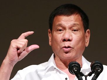 Duterte no ha estado presente en la sala del tribunal en ninguna audiencia, tras haber renunciado a su derecho a comparecer. El mes pasado, los jueces determinaron que estaba en condiciones de ser juzgado. AP/E. Hoshiko