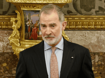 Las declaraciones de Felipe VI se producen después de que la Presidenta Claudia Sheinbaum visitara España. EFE/C. Moya