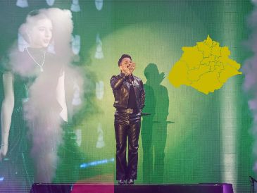 Esto sucedió en el último concierto de Christian Nodal. EL INFORMADOR / AFP / ARCHIVO