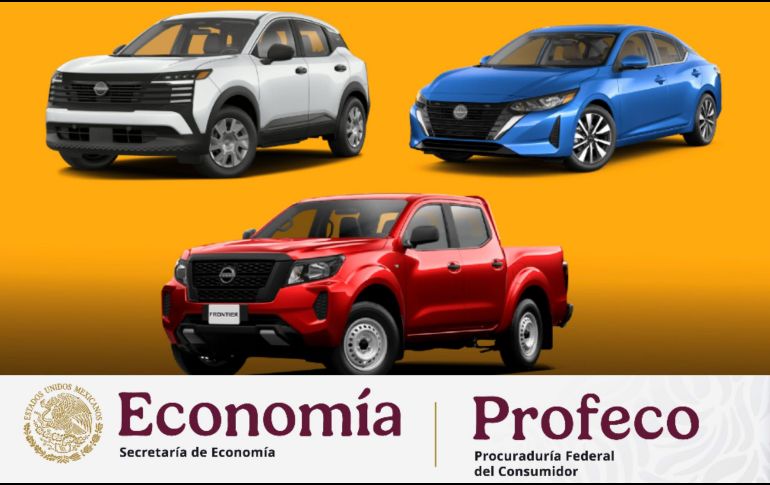 Si adquiriste algunos de estos modelos de Nissan, puedes verificar el estatus de tu vehículo inmediatamente. X / @Profeco