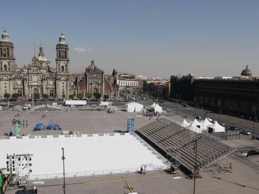 El “Zocalito de las Infancias” tendrá como una de sus principales atracciones una pista de patinaje con tecnología que simula hielo. NOTIMEX/ARCHIVO
