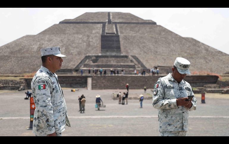 La Zona Arqueológica de Teotihuacán abrió de nuevo al público en general con medidas de seguridad más estrictas. SUN/C. Mejía