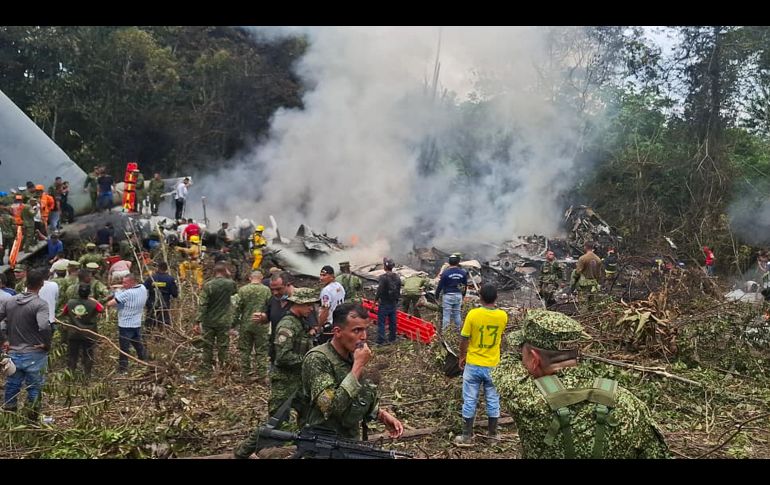 El informe de las autoridades colombianas no ofrece conclusiones sobre la causa del accidente, sino que explica lo sucedido en los segundos finales del vuelo. EFE/ARCHIVO