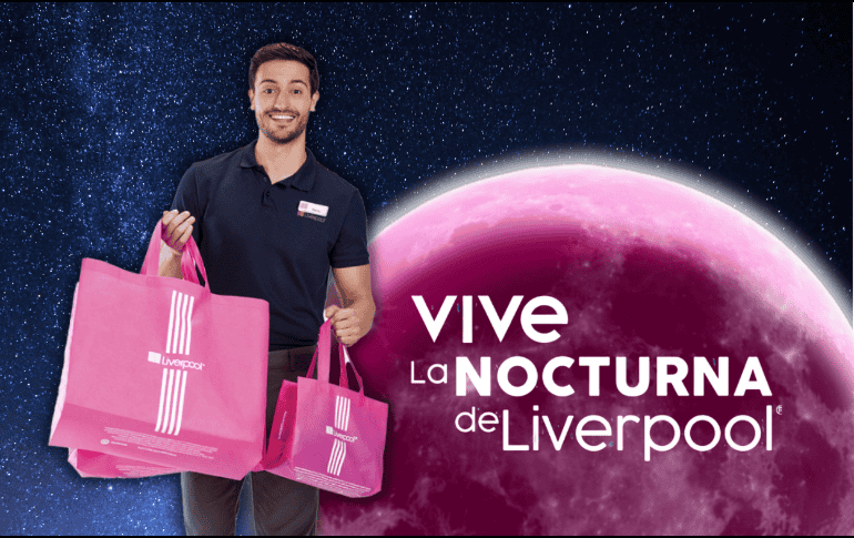 La Venta Nocturna de Liverpool se llevará a cabo durante el último fin de semana del mes de abril. ESPECIAL/Liverpool