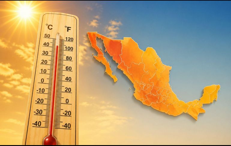 El impacto de esta intensa ola de calor se sentirá con mayor fuerza en 17 estados de la República. ESPECIAL
