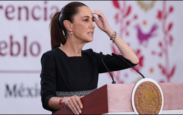 La Presidenta de México, Claudia Sheinbaum, en 