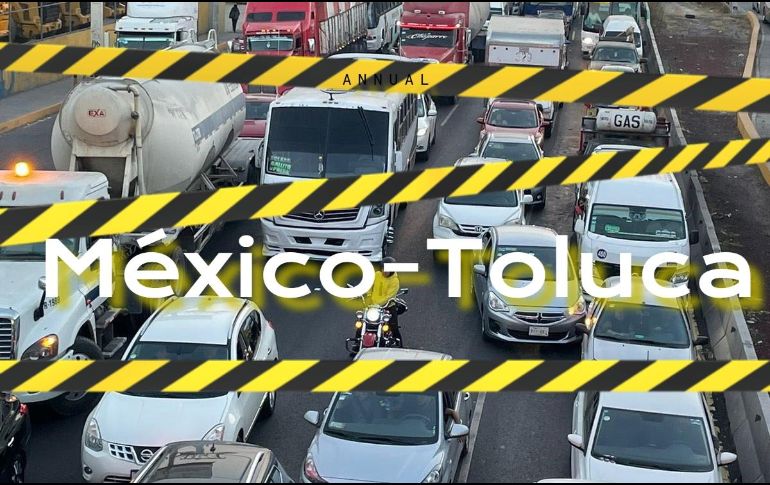 Conoce las alternativas viales en caso de que debas transportarte por la México-Toluca. SUN / ARCHIVO