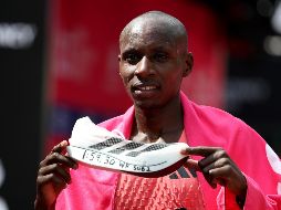 Sabastian Sawe. El keniano marcó el nuevo punto de partida del maratón moderno, obligando a replantear los modelos fisiológicos del deporte. XINHUA/L. Ying