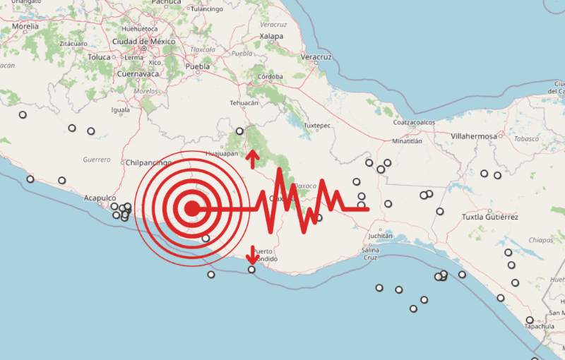 &nbsp;Sismo en Guerrero. ESPECIAL / SSN