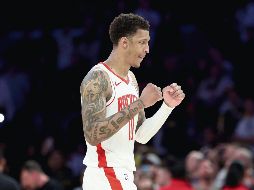 Jabari Smith Jr. Fue el jugador de Houston que más anotó con 22 puntos, gracias a 4 triples. AFP