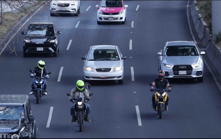 El programa Hoy No Circula se aplica de las 5:00 a las 22:00 horas en todas las alcaldías de la Ciudad de México y en tres zonas conurbadas del Estado de México. SUN/F. Rojas