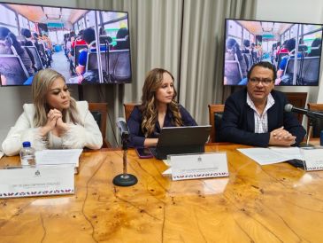 Bancada de MC  presenta decálogo con las demandas que deben ser atendidas en el sistema de transporte federal. EL INFORMADOR / M. Hernández