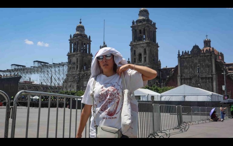 Las altas temperaturas se sienten con fuerza en la mayoría del territorio mexicano. SUN/L. Camacho