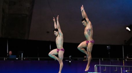 La pareja azteca logró superar a los británicos Jack Laugher y Anthony Harding. AFP/ ARCHIVO.