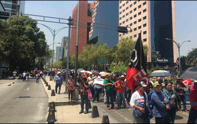 La movilización partirá a las 9:00 horas del Ángel de la Independencia con destino al Zócalo capitalino. SUN/Archivo