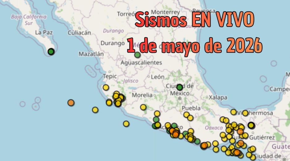 EN VIVO | Sismos en México | Viernes 1 de mayo  ESPECIAL / SSN