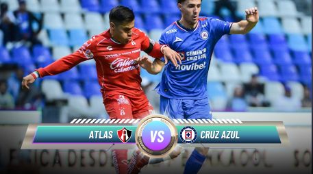 Atlas y Cruz Azul se enfrentan en el partido de ida de los Cuartos de Final del Clausura 2026 de la Liga MX en la cancha del Estadio Jalisco. ESPECIAL / IMAGO7 y CANVA