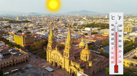 Las altas temperaturas que azotan al AMG responden a una circulación anticiclónica en niveles medios de la atmósfera. ESPECIAL / CANVA