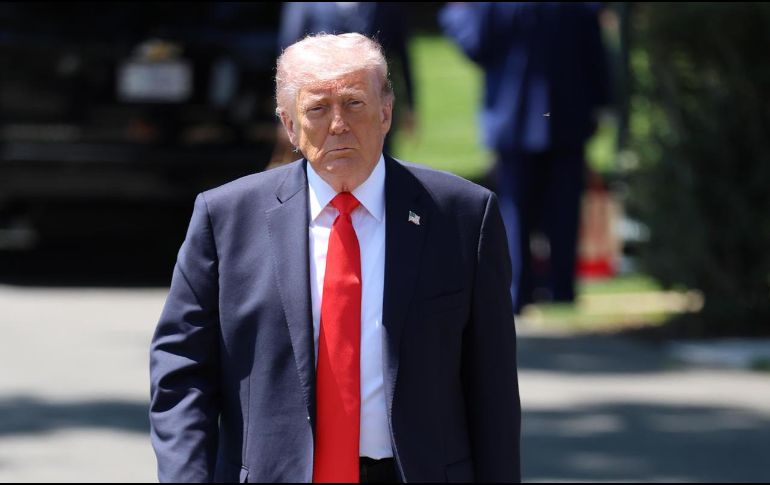 El presidente de EU, Donald Trump. EFE / O. Guzmán
