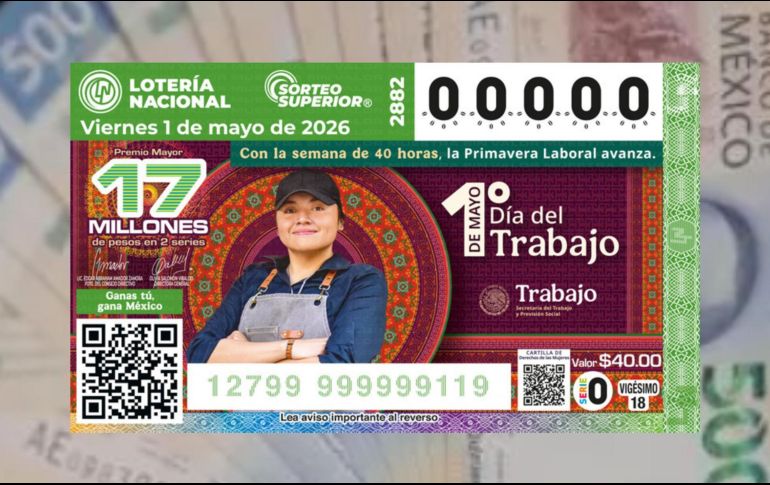 Si la suerte te acompaña, podrías convertirte en uno de los grandes ganadores. ESPECIAL/LOTERÍA NACIONAL